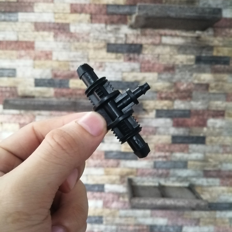 Đầu chia chữ T ống 10 ra 6 có nắp vặn