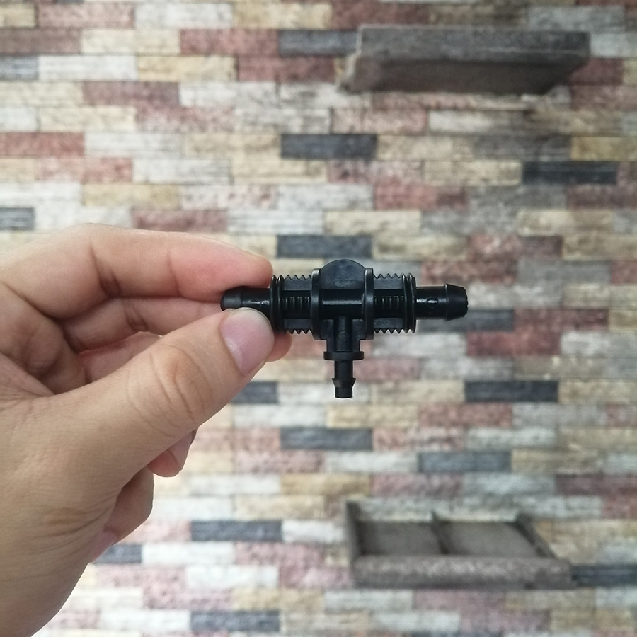 Đầu chia chữ T ống 10 ra 6 có nắp vặn