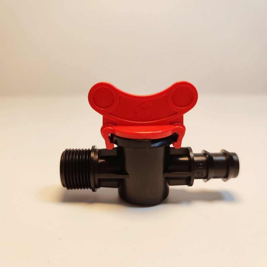 Van khóa ren ngoài 21 ra ống 16mm