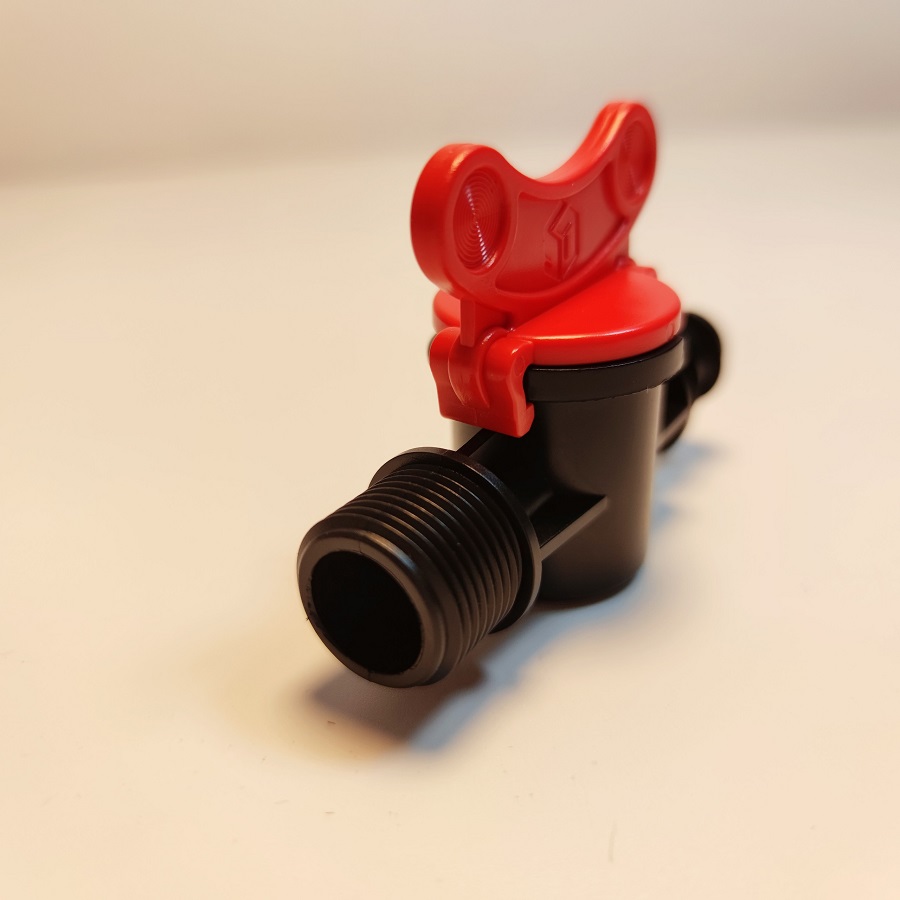 Van khóa ren ngoài 21 ra ống 16mm