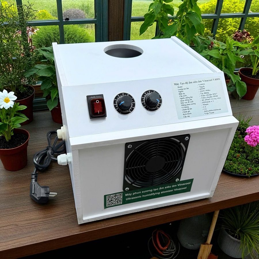 Máy phun sương siêu âm tạo ẩm Vinacool V400S