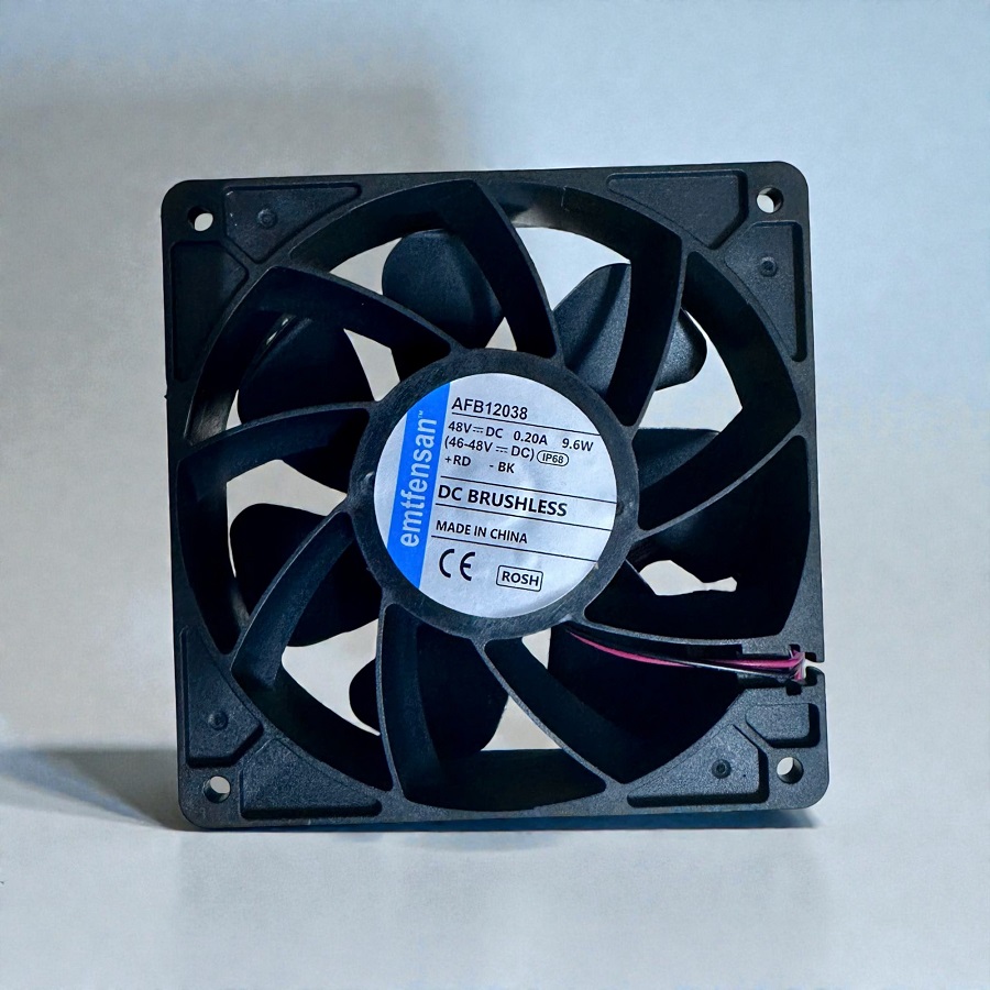 Quạt chống ẩm 48V lắp máy phun sương siêu âm