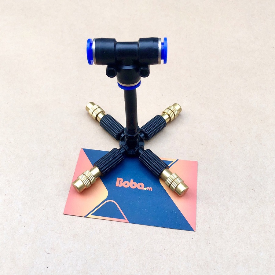 Béc phun sương 4 hướng bằng đồng chống rỉ nước