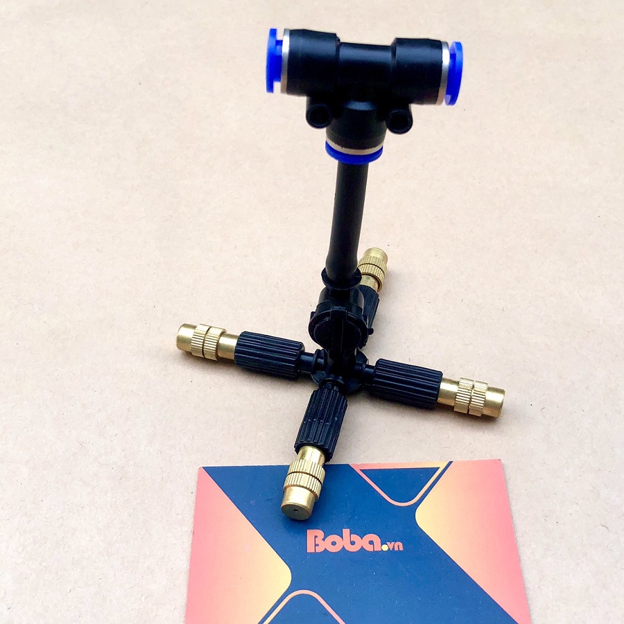 Béc phun sương 4 hướng bằng đồng chống rỉ nước