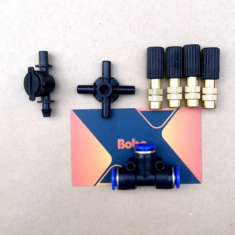 Béc phun sương 4 hướng bằng đồng chống rỉ nước