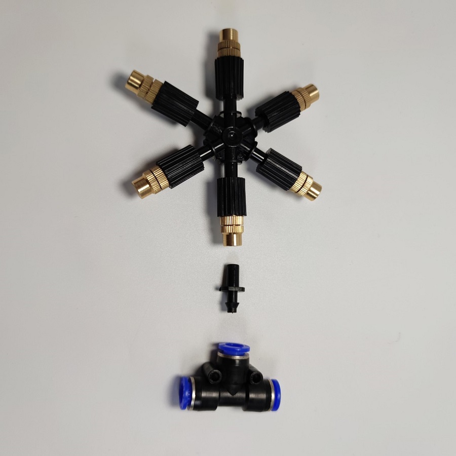 Béc 6 hướng đầu đồng điều chỉnh được