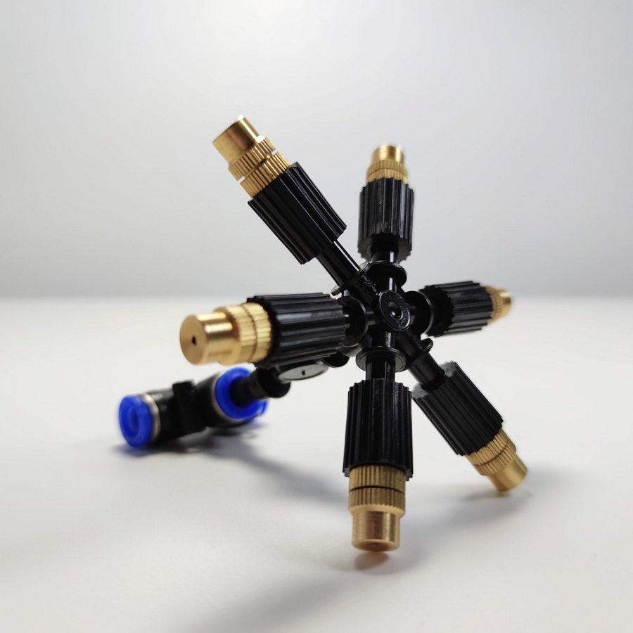 Béc 6 hướng đồng điều hướng có van bù áp