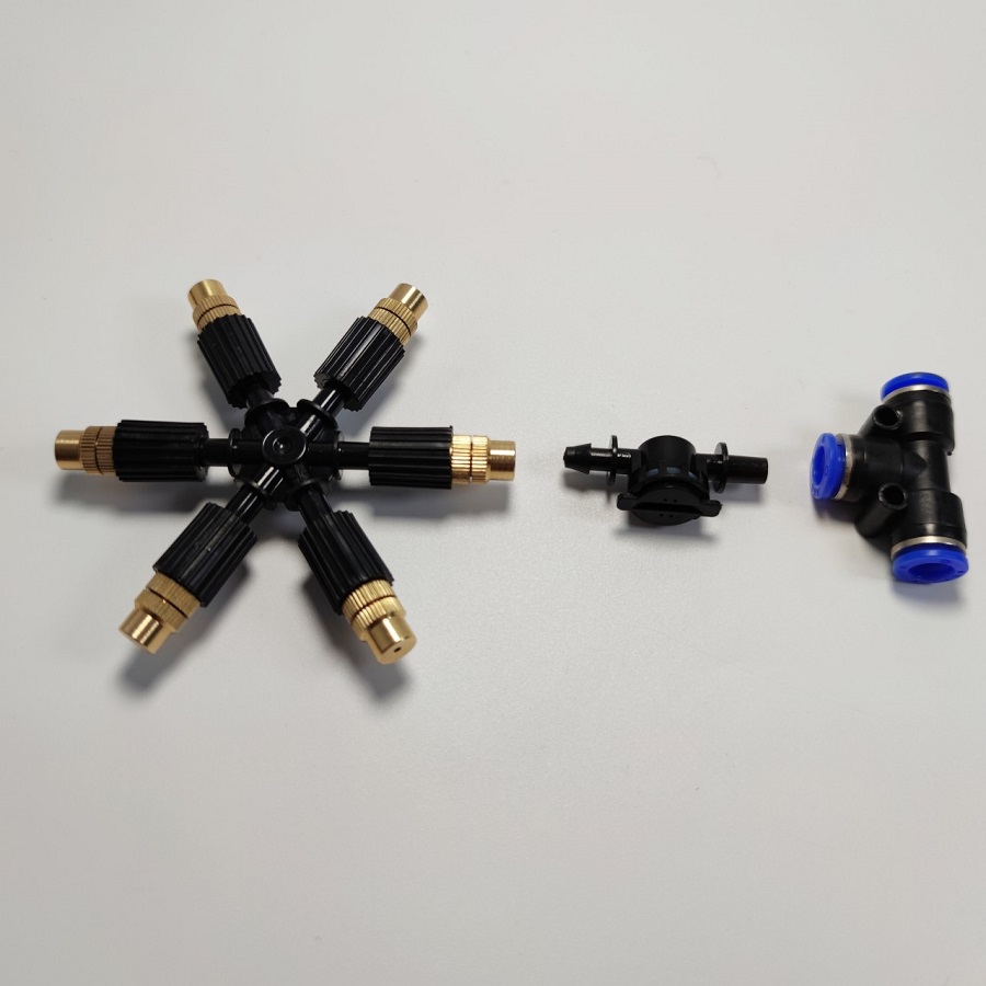 Béc 6 hướng đồng điều hướng có van bù áp