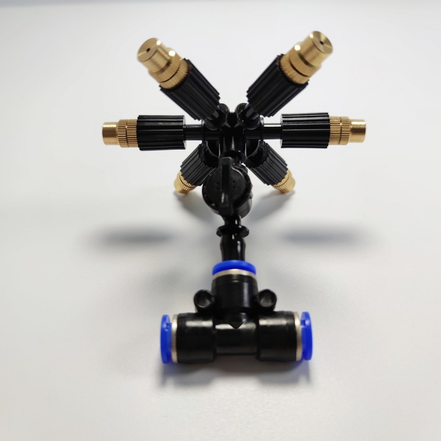 Béc 6 hướng đồng điều hướng có van bù áp