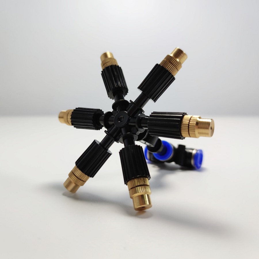 Béc 6 hướng đồng điều hướng có van bù áp