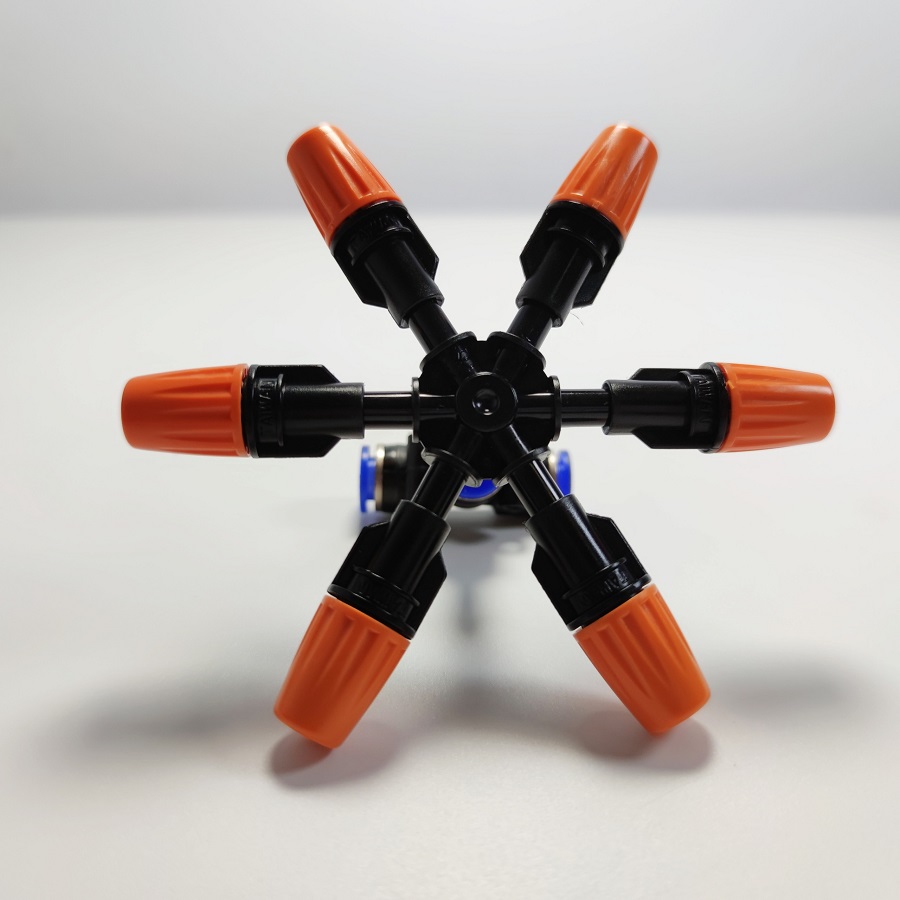 Béc nhựa 6 hướng chuyên tưới lan