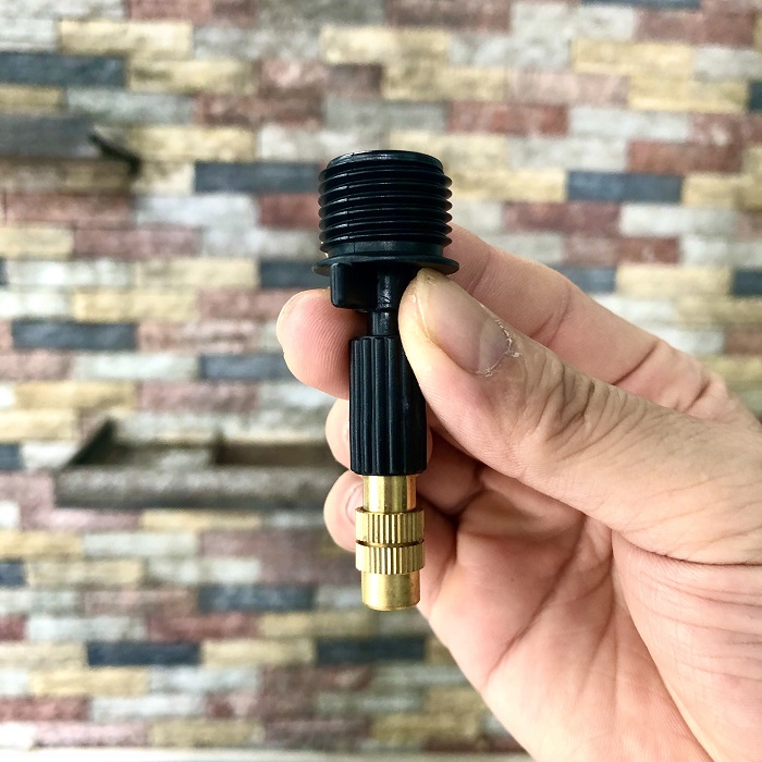 Béc phun sương 1 hướng bằng đồng kèm ren nối ống 21mm