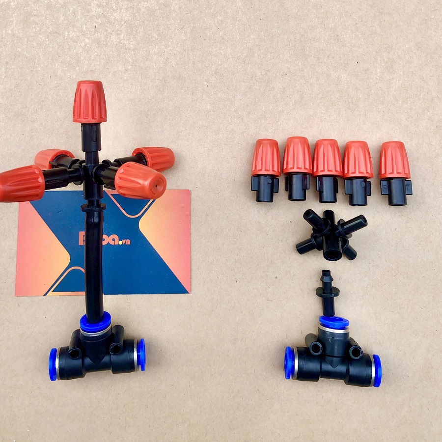 Béc phun sương 5 hướng đầu bằng nhựa