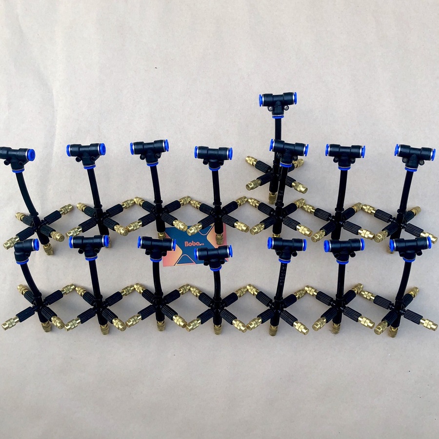 Béc phun sương 5 hướng bằng đồng