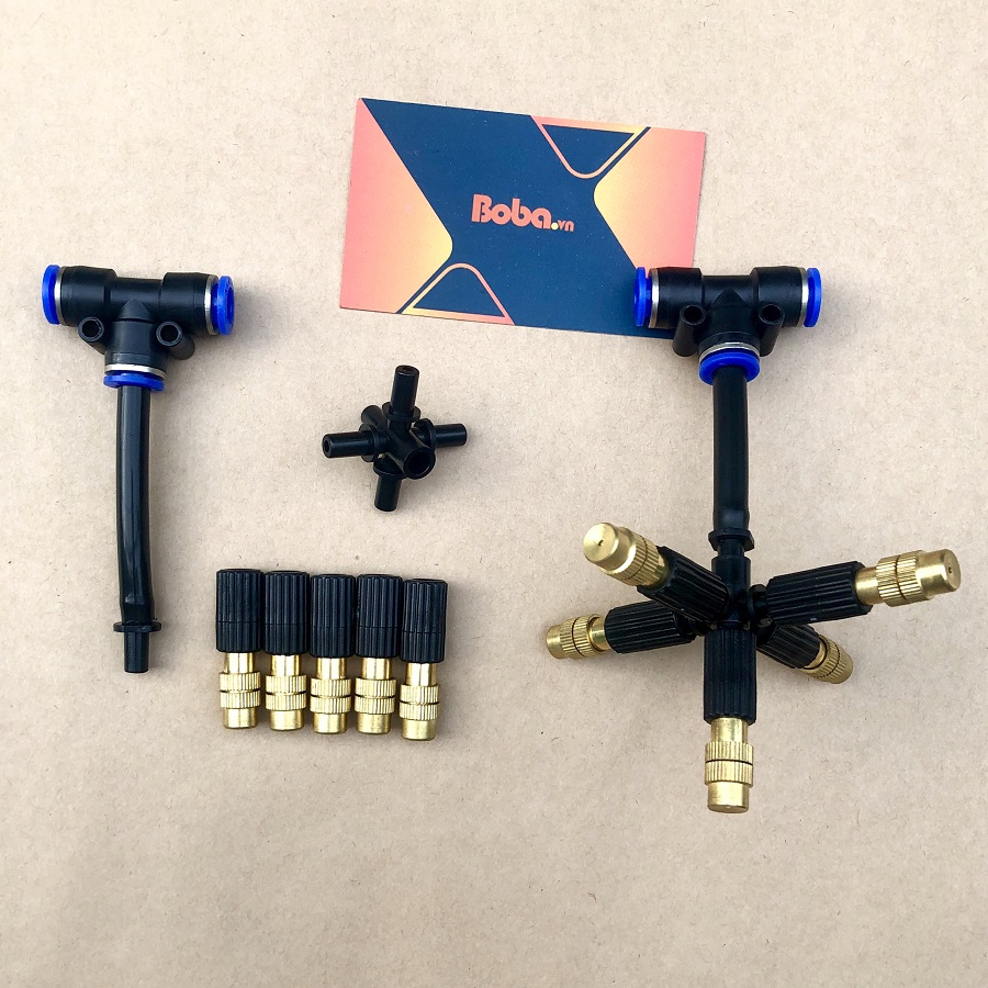 Béc phun sương 5 hướng bằng đồng