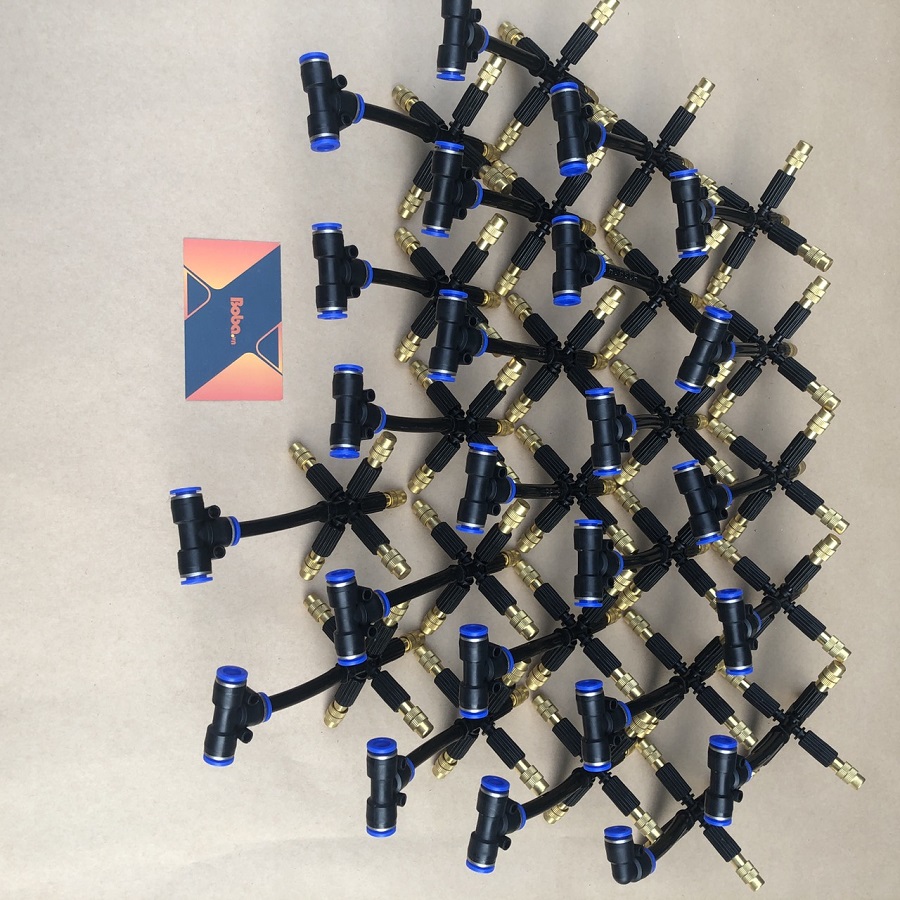 Béc phun sương 5 hướng bằng đồng