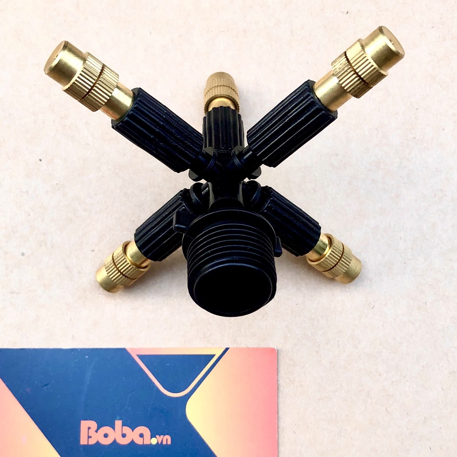 Béc phun sương 5 hướng ren 21