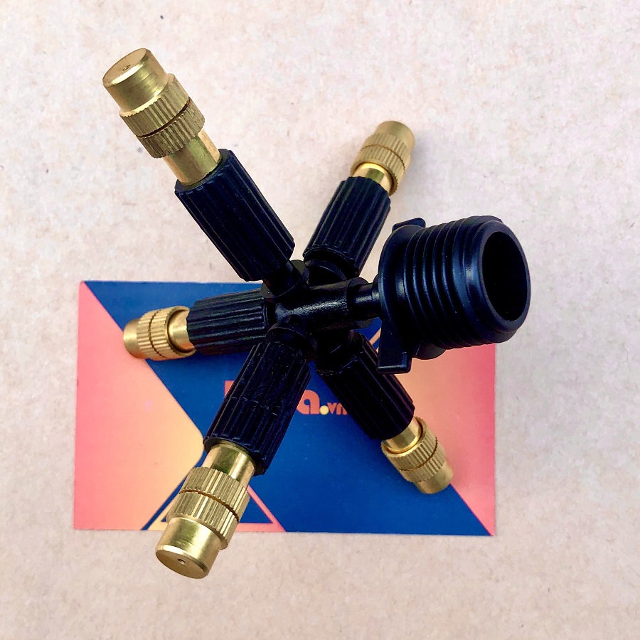 Béc phun sương 5 hướng ren 21