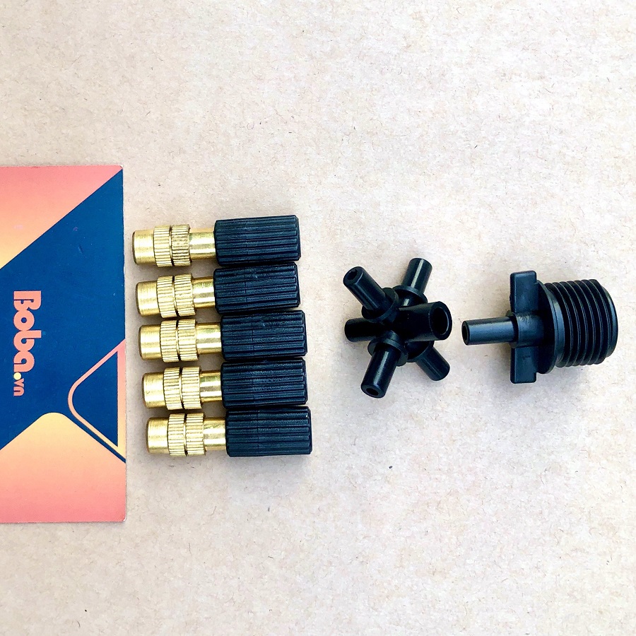 Béc phun sương 5 hướng ren 21