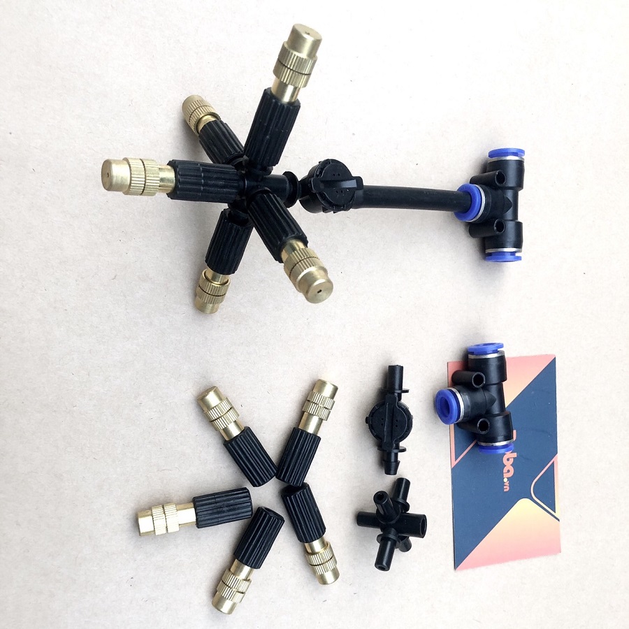 Béc phun sương 5 hướng ren 21