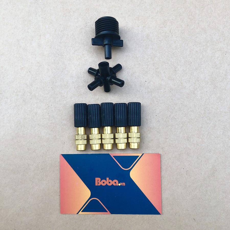 Béc phun sương 5 hướng ren 21