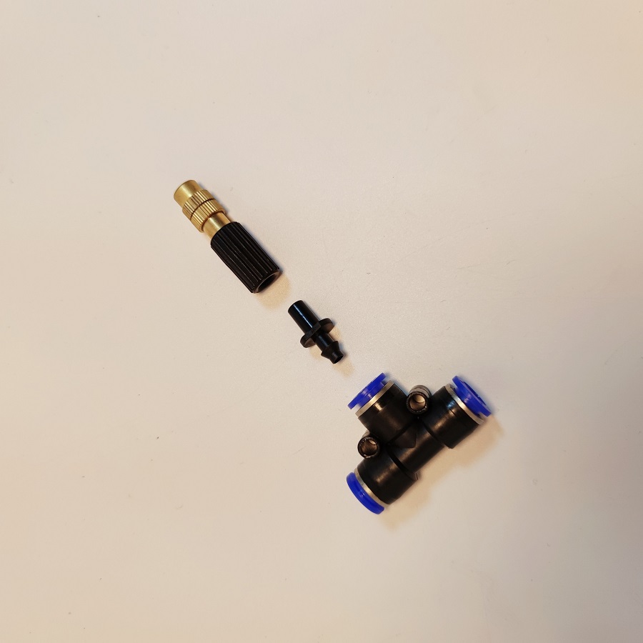 Bộ béc phun sương bằng đồng 1 hướng