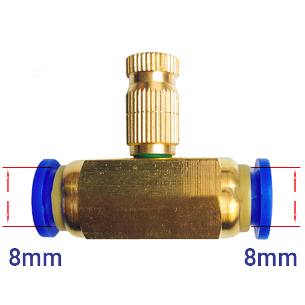 Bộ Péc phun sương Taiwan TW02 - Đã bao gồm nối béc đế giữa (8 - 8mm)