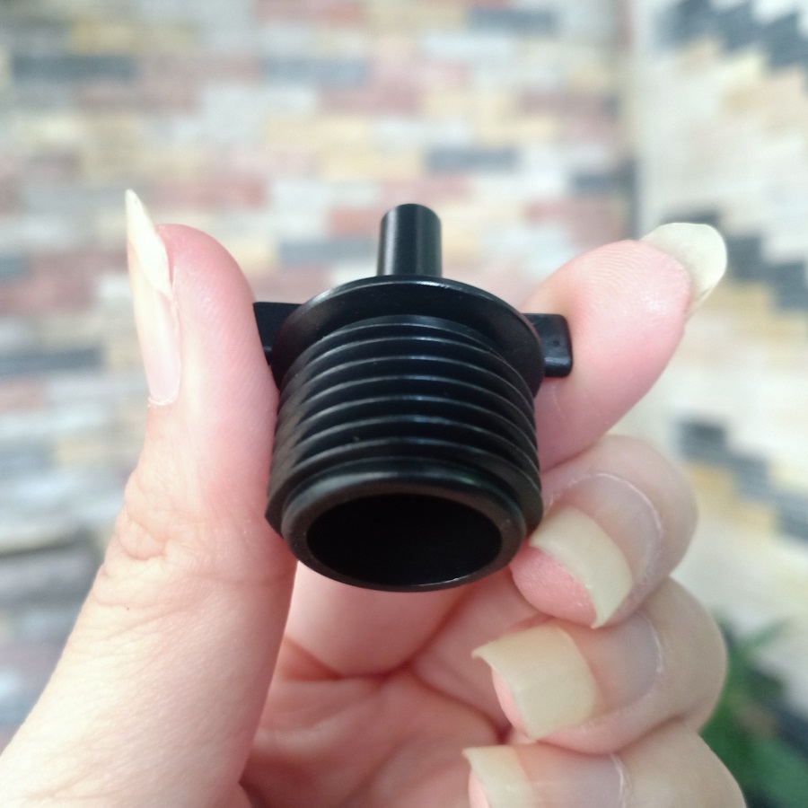 Chân ren 21 đầu đực trơn 6mm