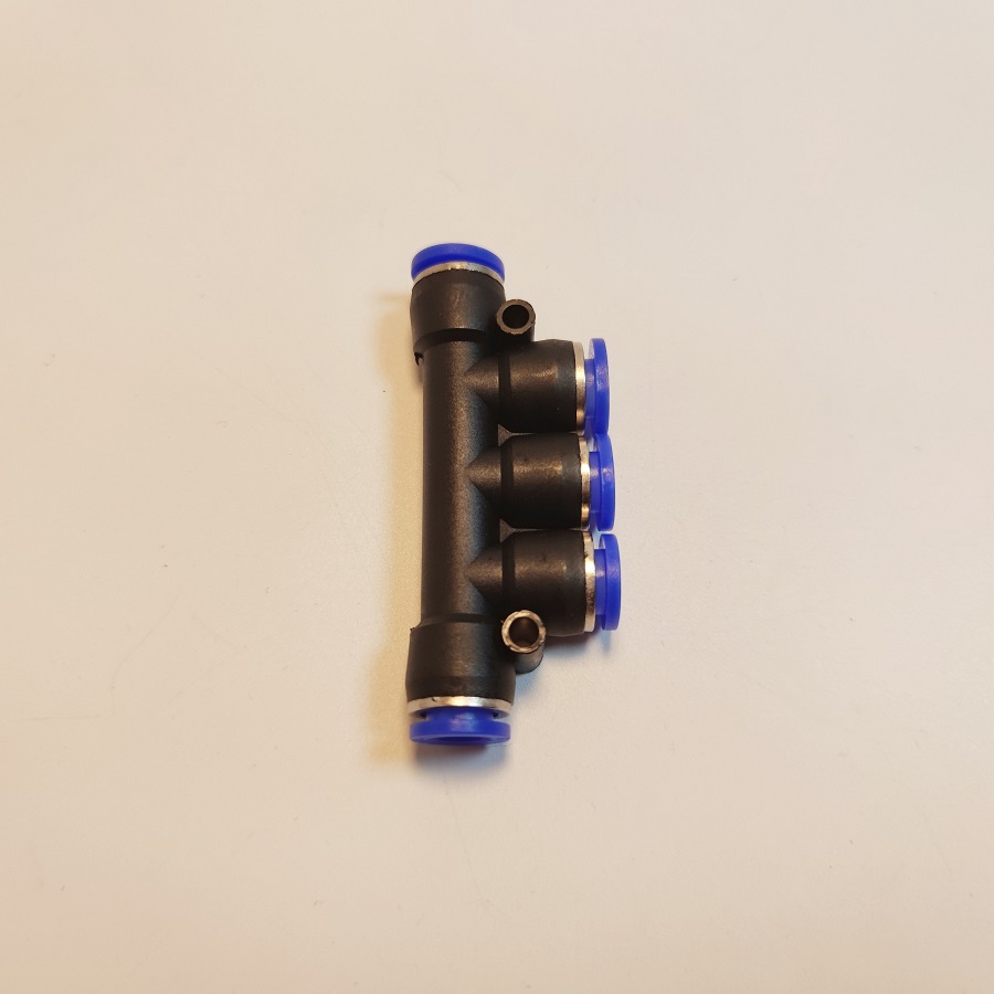 Chia 5 ống 8mm khớp nối nhanh