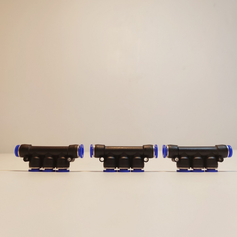 Chia 5 ống 8mm khớp nối nhanh