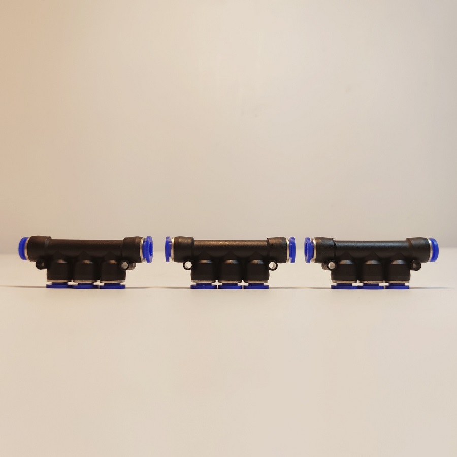 Chia 5 ống 8mm khớp nối nhanh