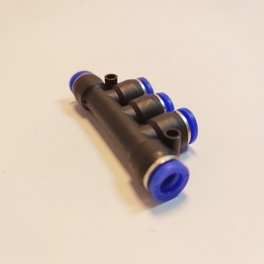 Chia 5 ống 8mm khớp nối nhanh