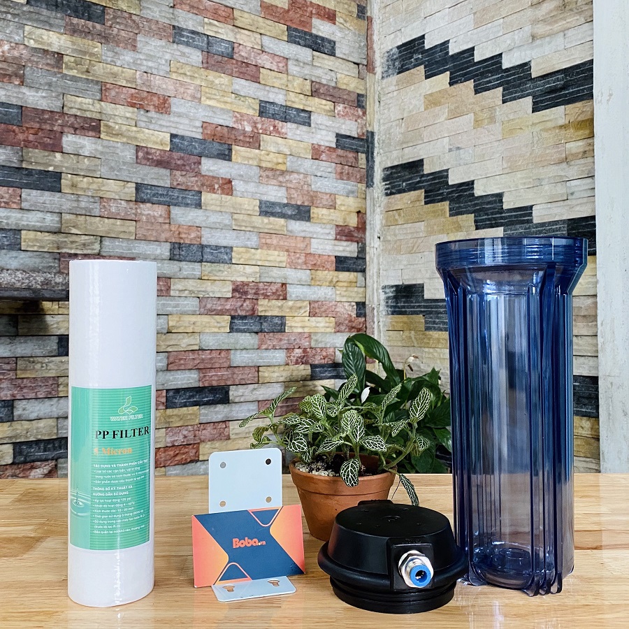 Cốc lọc rác lọc bụi hệ thống phun sương - 1 Răng ngoài 21:8 mm Bộ đầy đủ vít Pas