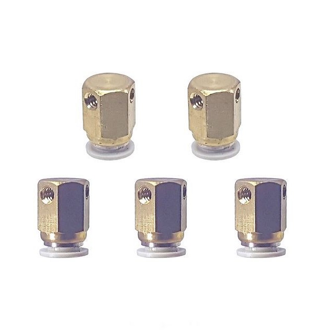 Đế cuối 3 hướng 8 ly bằng đồng - 8mm