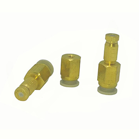 Đế cuối thẳng chất liệu đồng thau dùng gắn bep phun sương