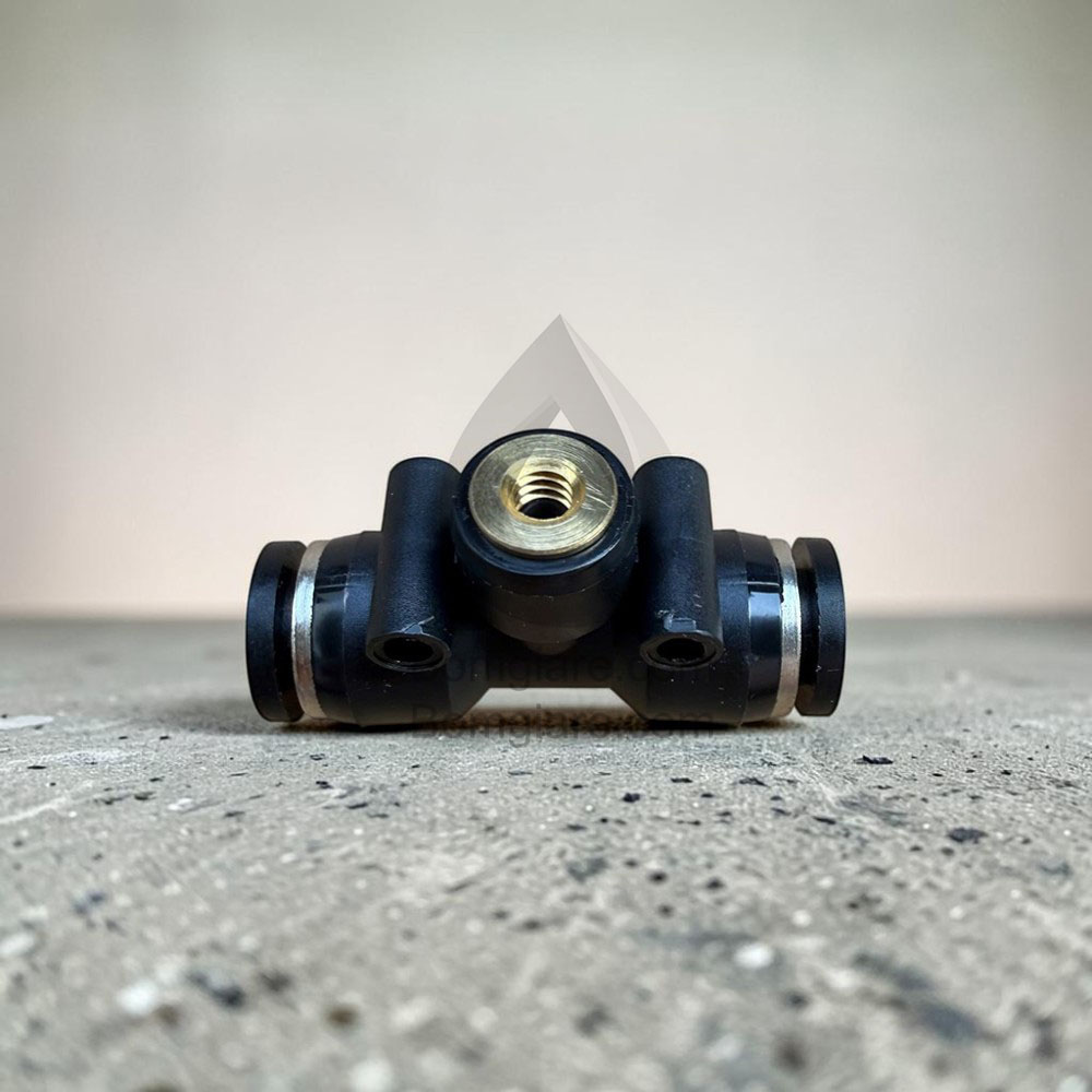 Đế Giữa Phun Sương Có Ren Nhựa Nối Ống 8mm