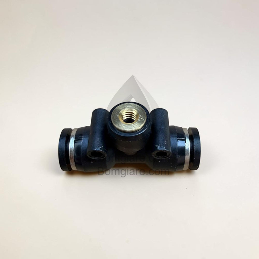 Đế Giữa Phun Sương Có Ren Nhựa Nối Ống 8mm