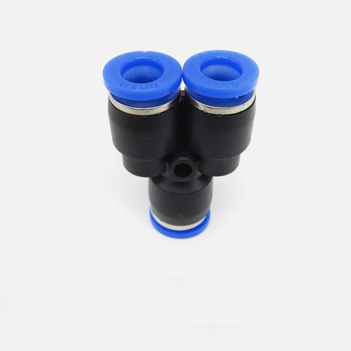 Khớp nối nhanh 12 ra 2 đầu 8mm chữ Y 12 - 8mm