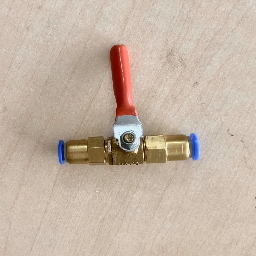 Van khóa phun sương thẳng 2 đầu 8mm