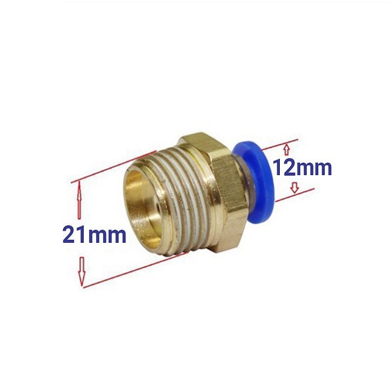 Răng ren ngoài RN 21 - Nối dây 12mm (21 ra 12mm)
