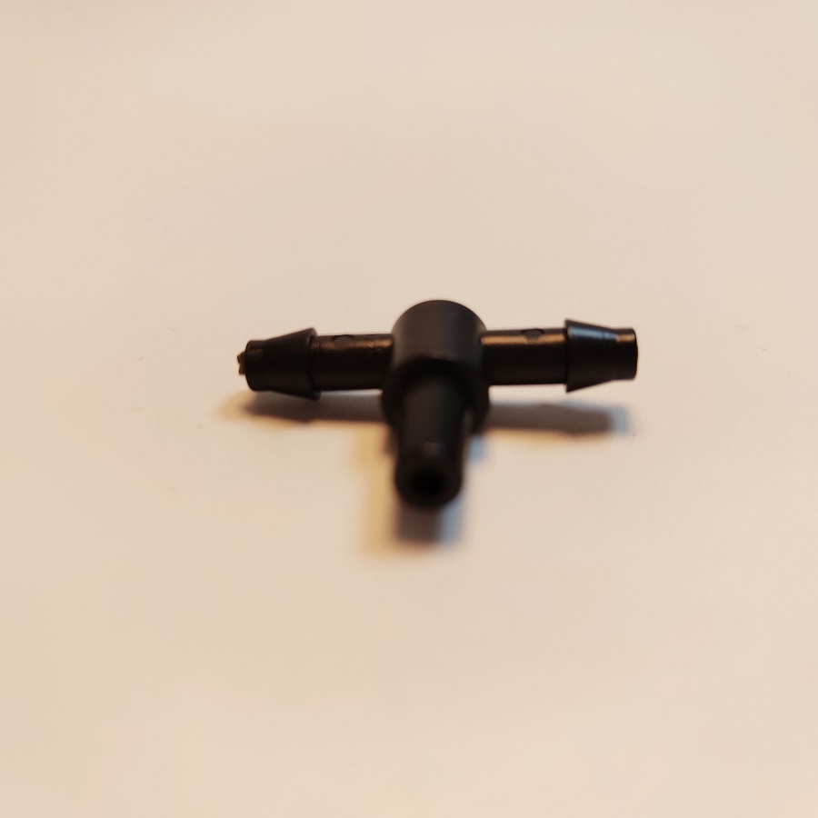 Tê 6mm 1 đầu trơn gắn béc