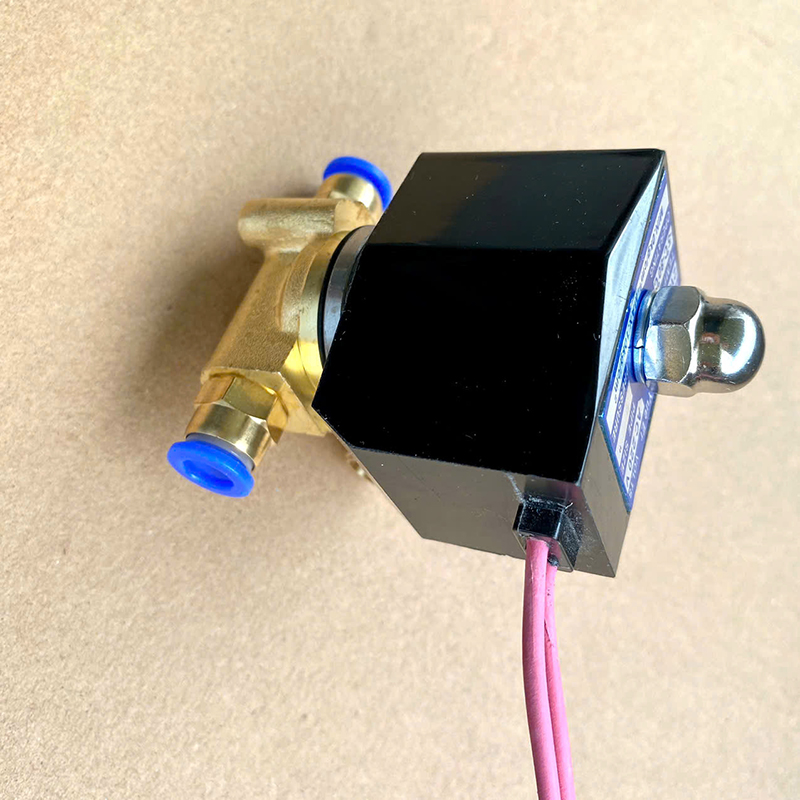 Van khóa kháng nước chuẩn IP65 dùng cho hệ thống phun sương ống khí 2 đầu ra 8mm