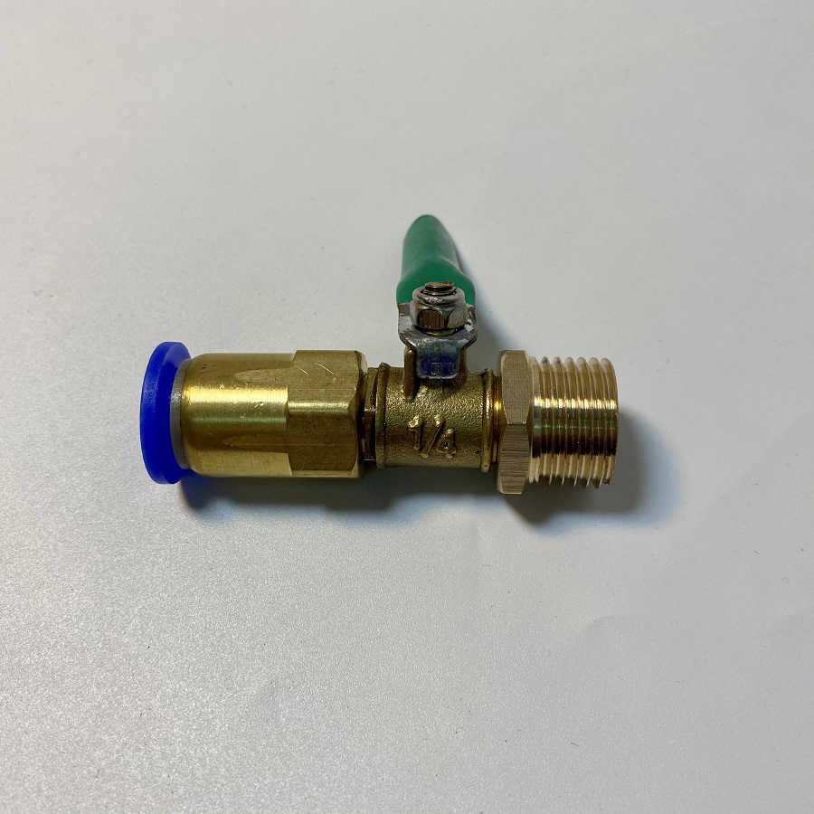 Van khóa phun sương bằng đồng vào 21 - 12mm