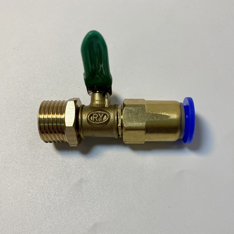 Van khóa phun sương bằng đồng vào 21 - 12mm