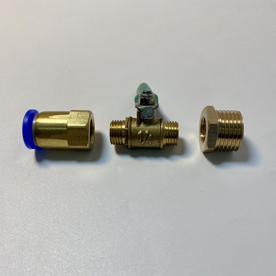 Van khóa phun sương bằng đồng vào 21 - 12mm