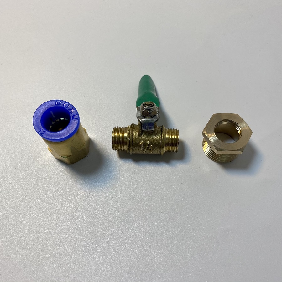 Van khóa phun sương bằng đồng vào 21 - 12mm