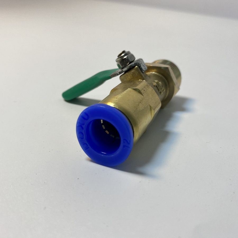 Van khóa phun sương bằng đồng vào 21 - 12mm