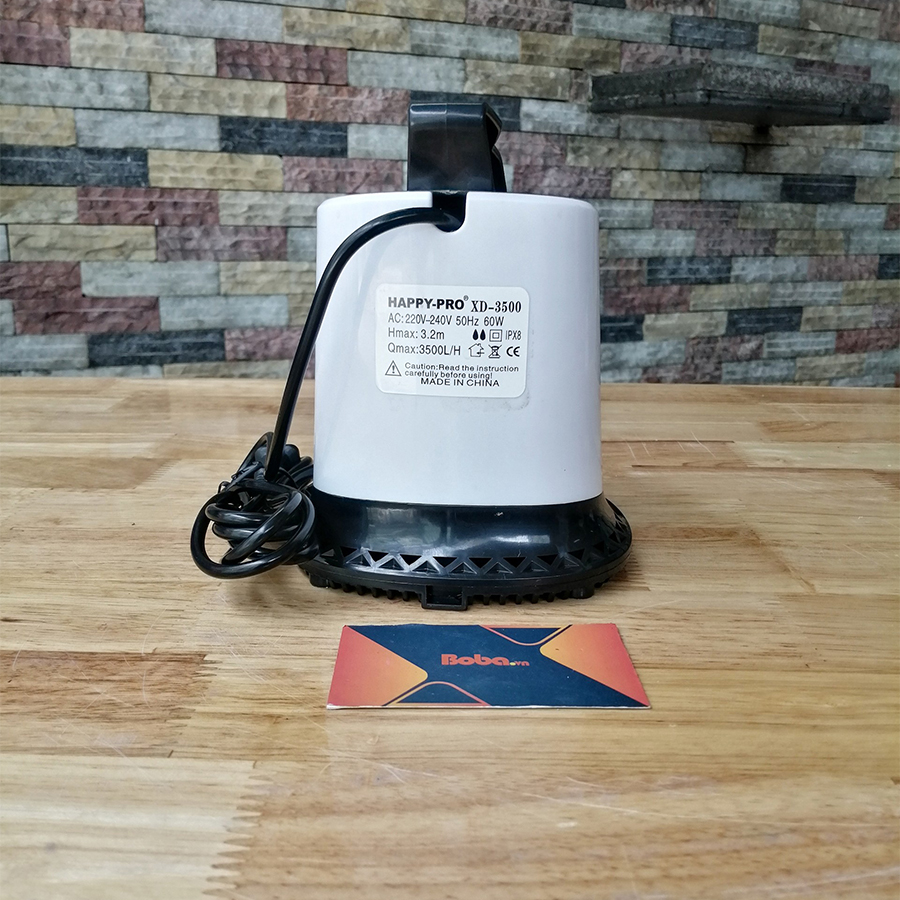 Máy bơm chìm cho hồ cá hòn non bộ XD-3500 Happy Pro
