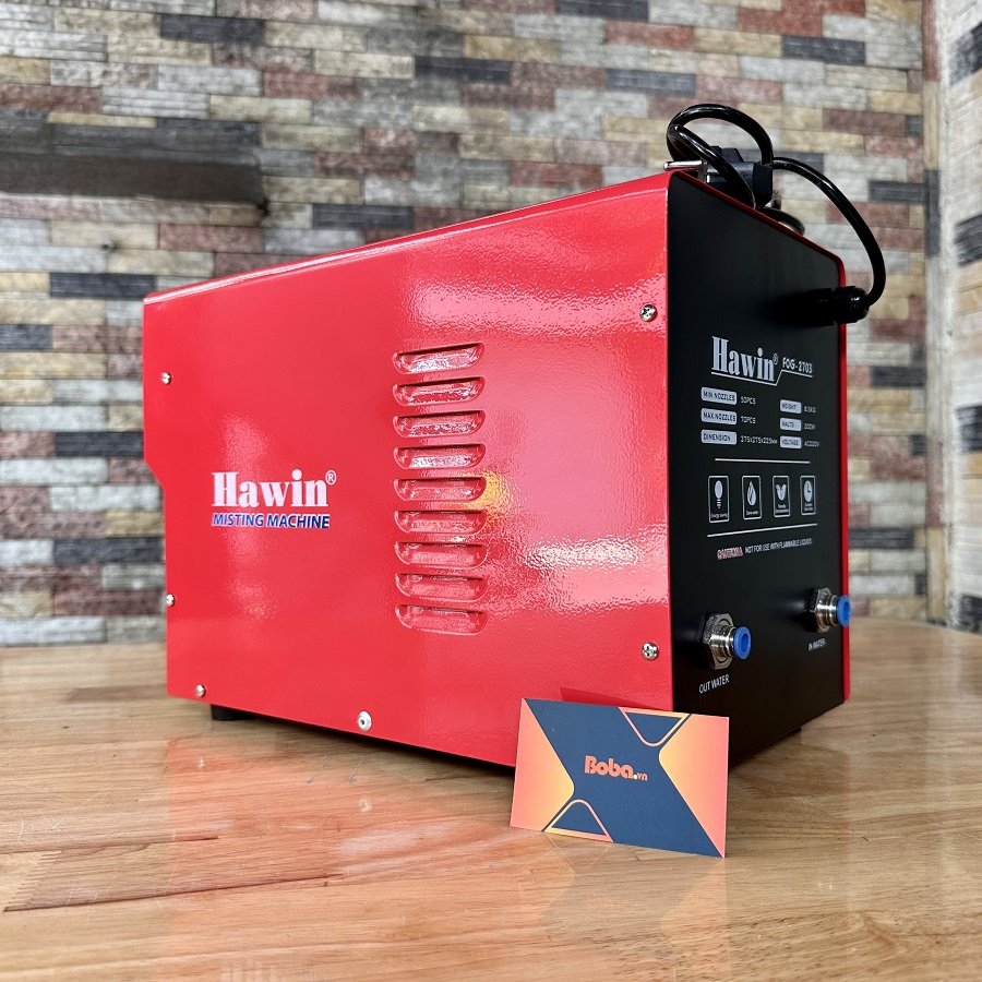 Máy bơm phun sương công nghiệp Hawin FOG 2703 (Hỗ trợ 70 béc)