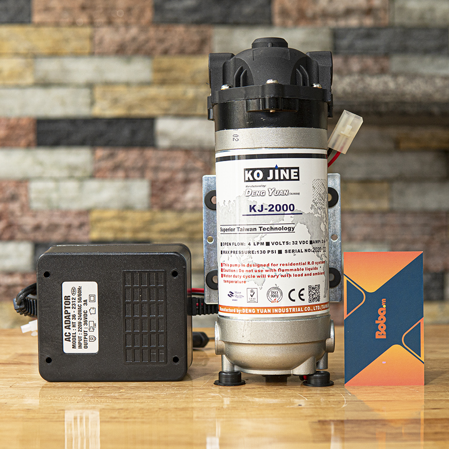 Bơm phun sương quán cà phê Hawin KJ 2000 tặng kèm adapter (hỗ trợ 50-70 béc) tại TPHCM